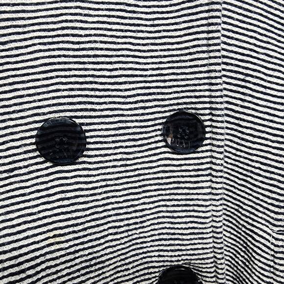 Roxy The Cuddle Hooded Striped Pea Coat Jacket Size Small - Picture 6 of 8